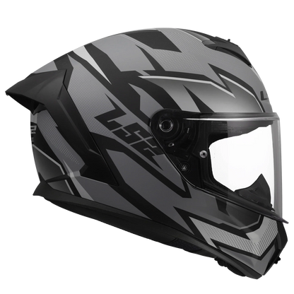 LS2 FF820 Rapid III XTREM zwart/grijs - KartKings