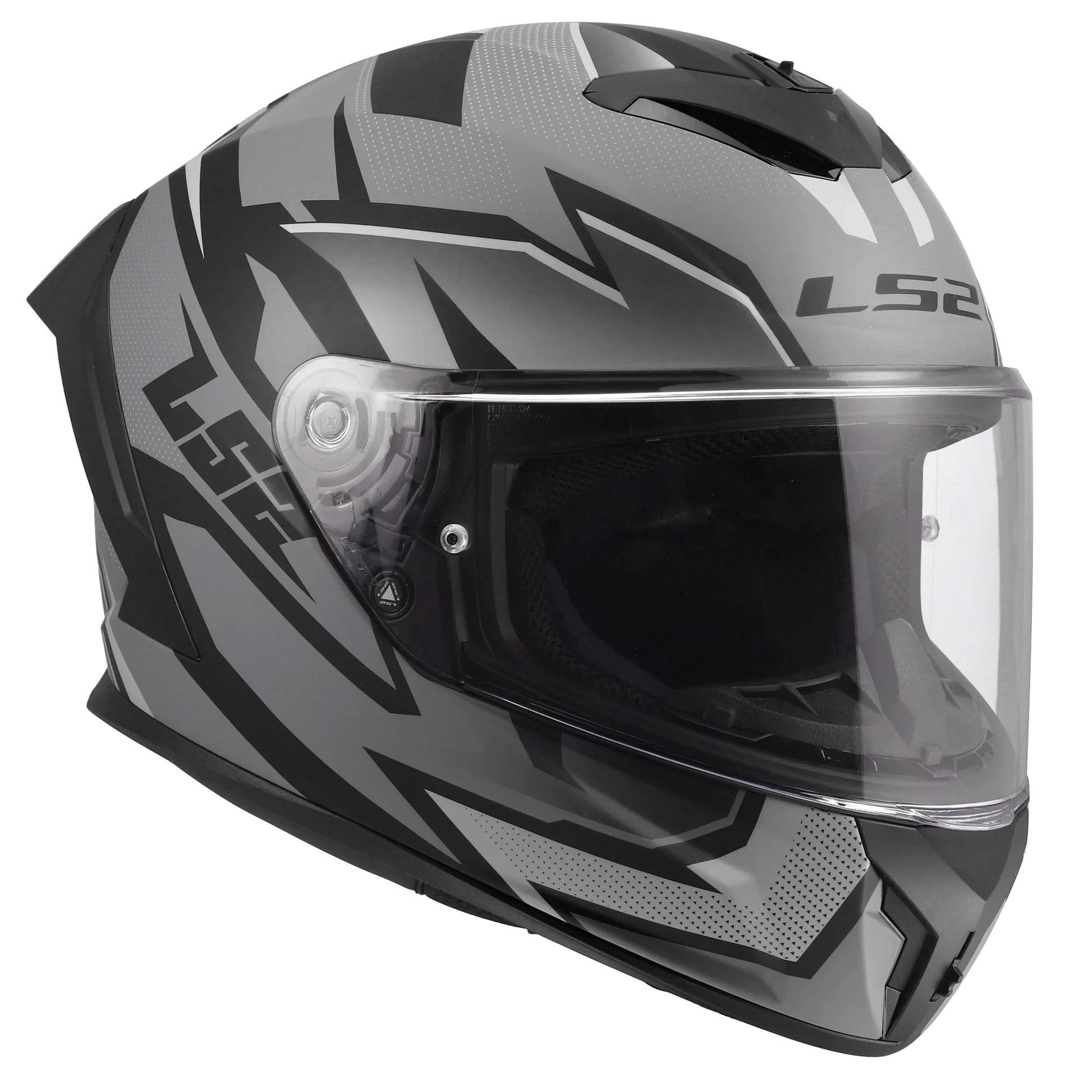 LS2 FF820 Rapid III XTREM zwart/grijs - KartKings