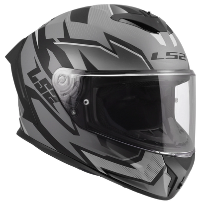 LS2 FF820 Rapid III XTREM zwart/grijs - KartKings