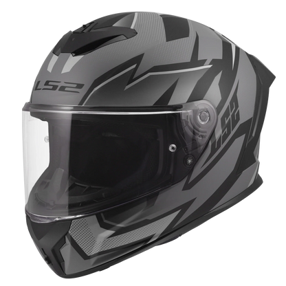 LS2 FF820 Rapid III XTREM zwart/grijs - KartKings