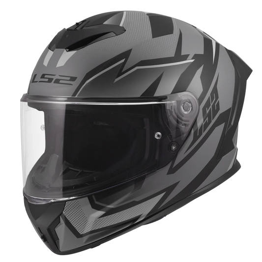 Ls2 ff820 rapid iii xtrem zwart/grijs - KartKings