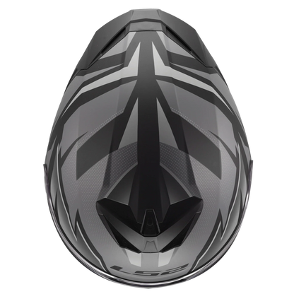 LS2 FF820 Rapid III XTREM zwart/grijs - KartKings