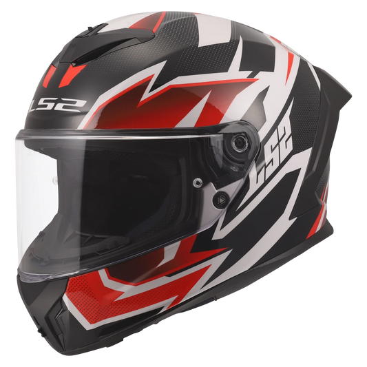 LS2 FF820 Rapid III XTREM zwart/rood/wit - KartKings