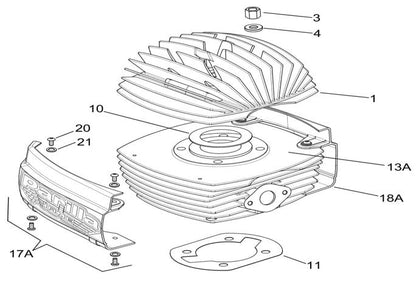 Joint de base de cylindre Iame 60CC Swift 0, 20 MM