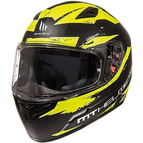 MT Helmets Mugello marker black/fluorescent yellow