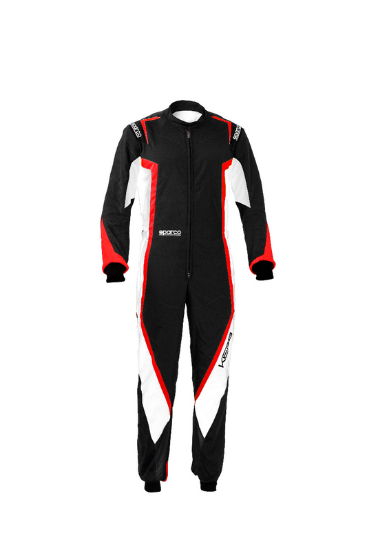 Combinaison de motard Sparco noire/rouge/blanche