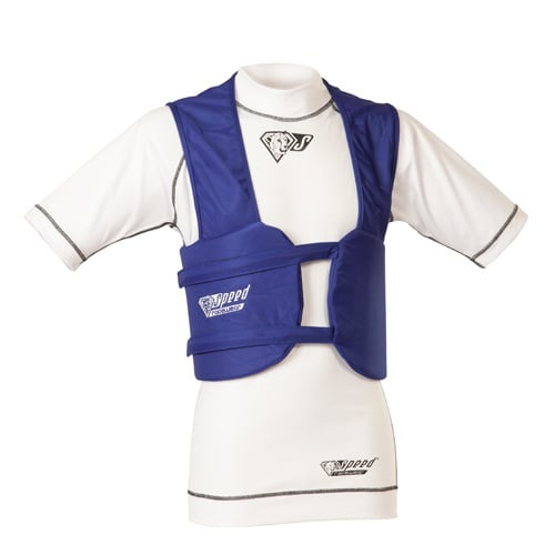 Speed rib vest blue