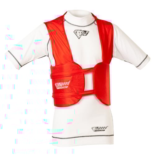 Speed rib vest red