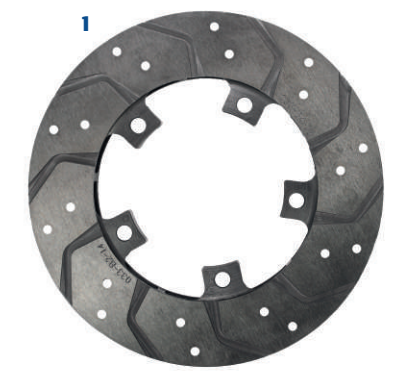 Disque de frein LenzoKart LKF14 système de freinage 180x17 MM