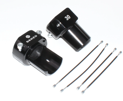 Senzo Rear bumper saver set 30MM Black