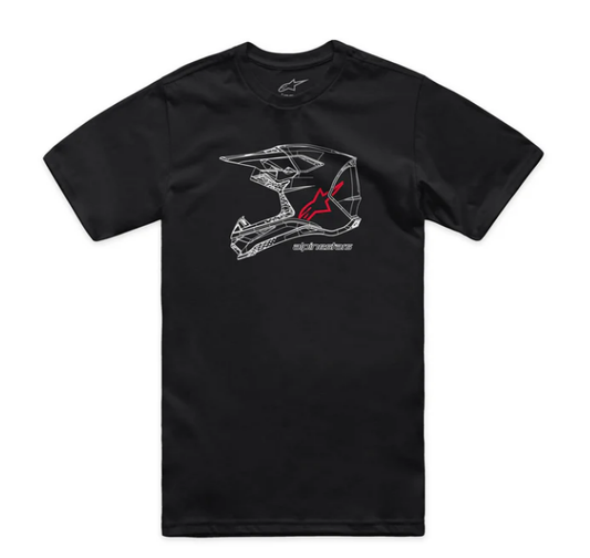 T-shirt Alpinestars MX Helmet