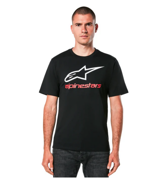 T-shirt Alpinestars Always noir/blanc/rouge