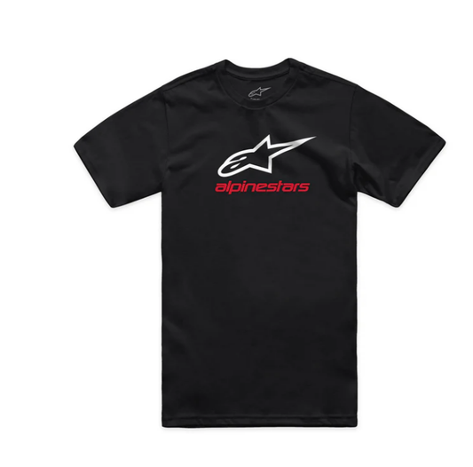 T-shirt Alpinestars Always noir/blanc/rouge