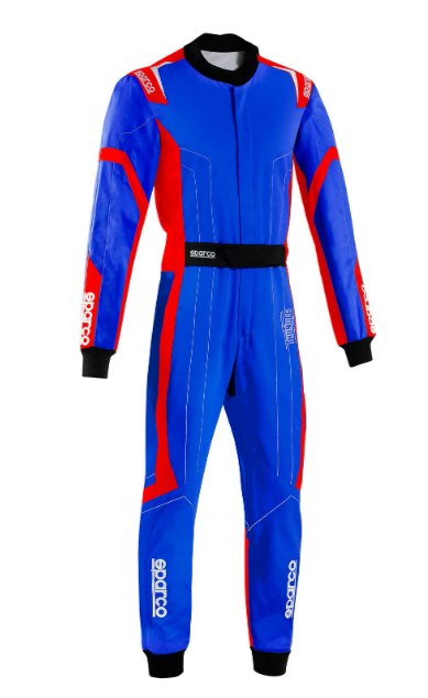 Combinaison Sparco Thunder Advanced bleu/rouge