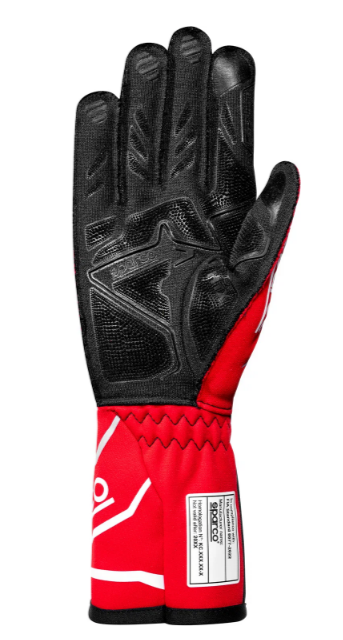 Gants de karting Sparco K-Tide+ (FIA 8877-2022) Rouge / Noir