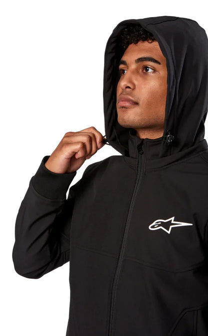 Alpinestars soft-shell jas zwart - KartKings