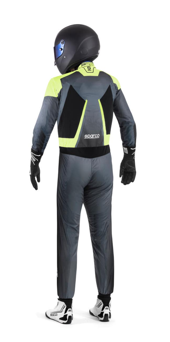 Sparco Prime K Advanced FIA 8877-2022 zwart fluor geel