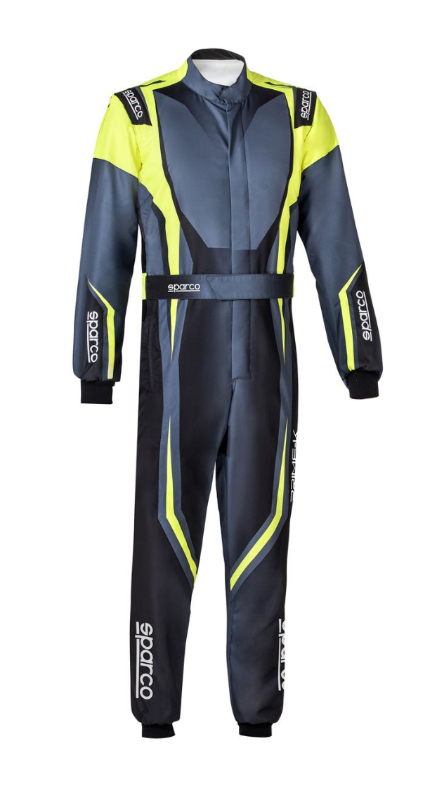 Sparco Prime K Advanced FIA 8877-2022 zwart fluor geel