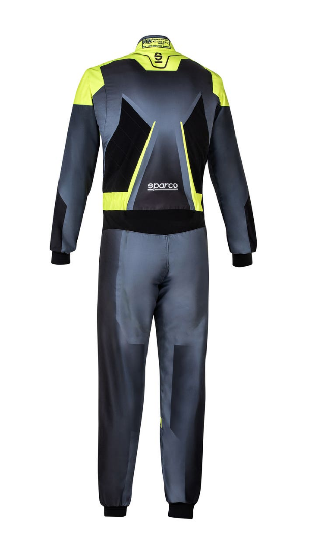 Sparco Prime K Advanced FIA 8877-2022 zwart fluor geel