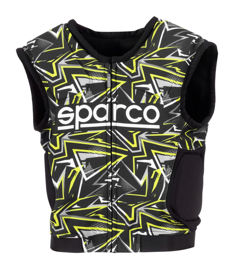 Sparco SJ Pro K3 body protector zwart / fluor geel