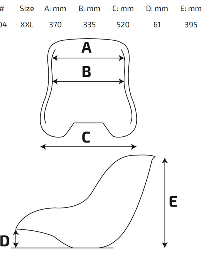 HQ Huurkart stoel XXL