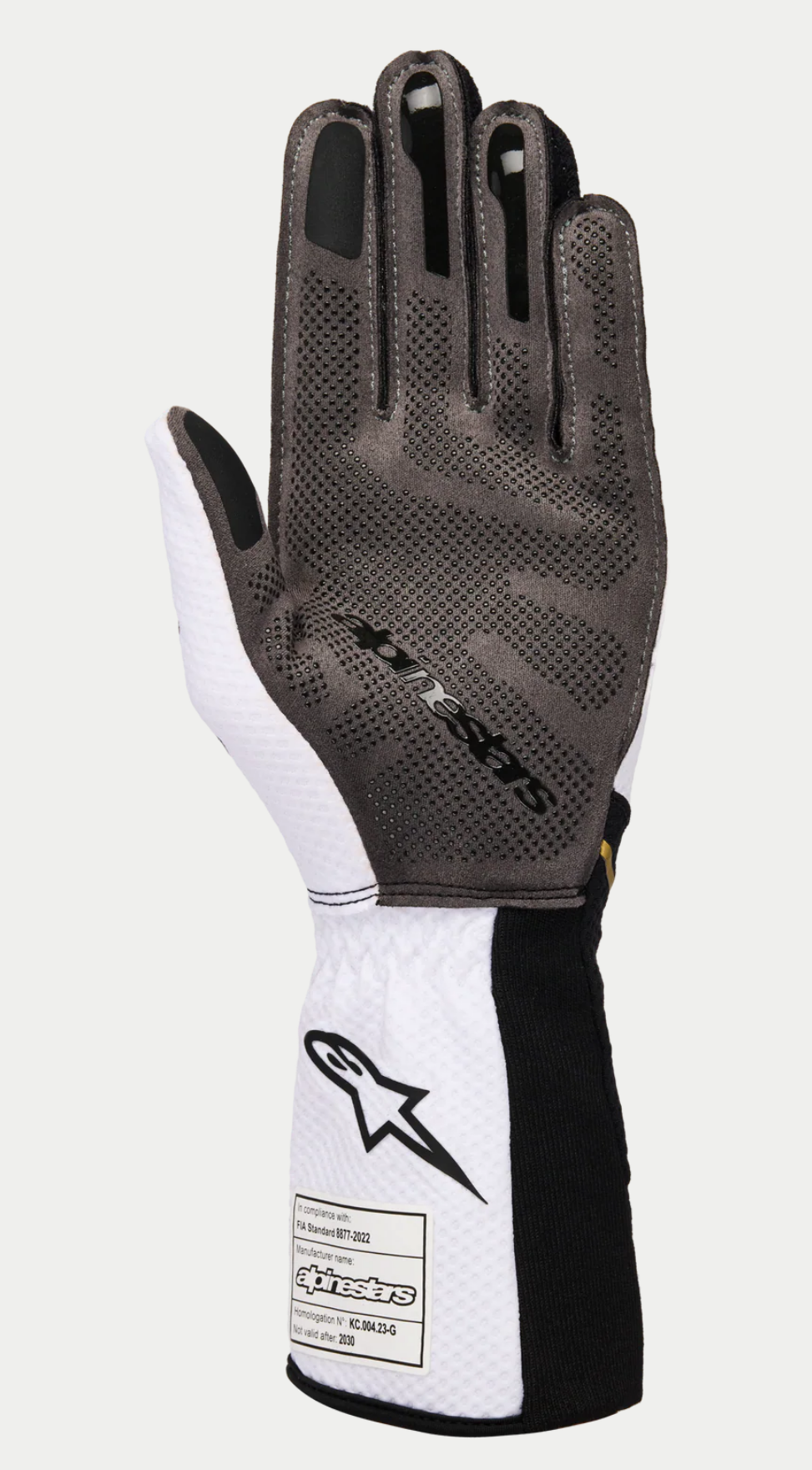 Alpinestars Tech 1-KX V4 zwart/goud/wit (FIA-karting)