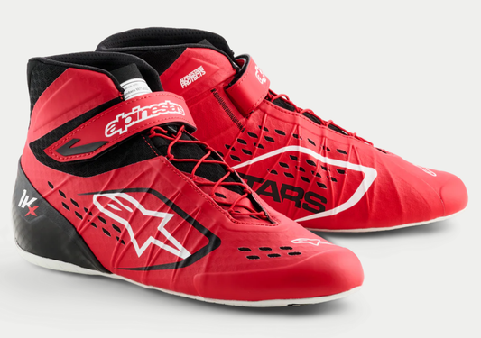 Alpinestars KX V3 FIA kart schoenen rood/zwart