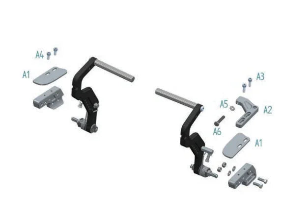 LenzoKart pedaal verkorter set compleet - KartKings