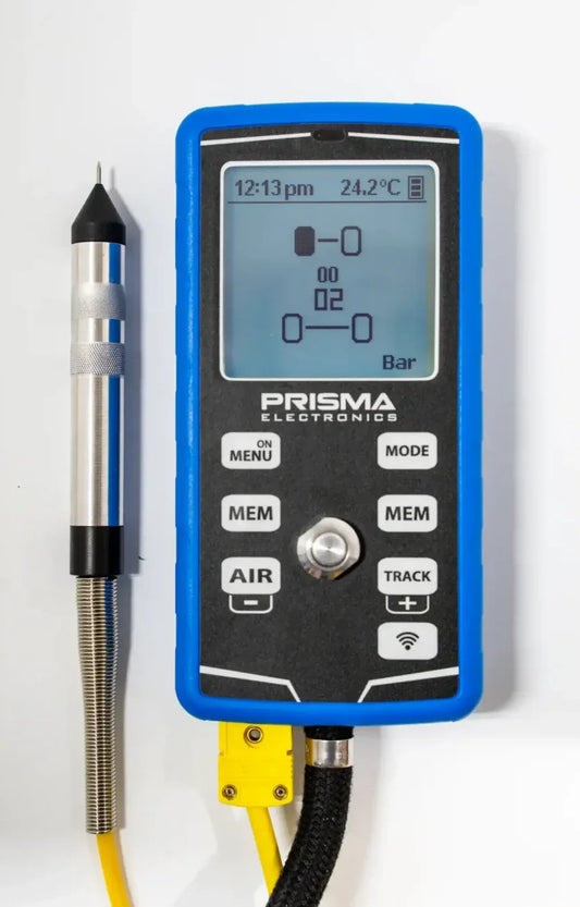 Prisma Hiprema 5 bandendrukmeter + stopwatch + naaldpyrometer - KartKings