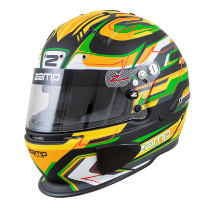 Interrupteur Zamp RZ-70E noir/vert/jaune (FIA-8859/SNEL 2020) 