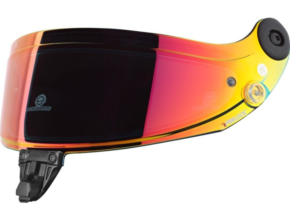 Schuberth SDL donker getint spiegelvizier rood