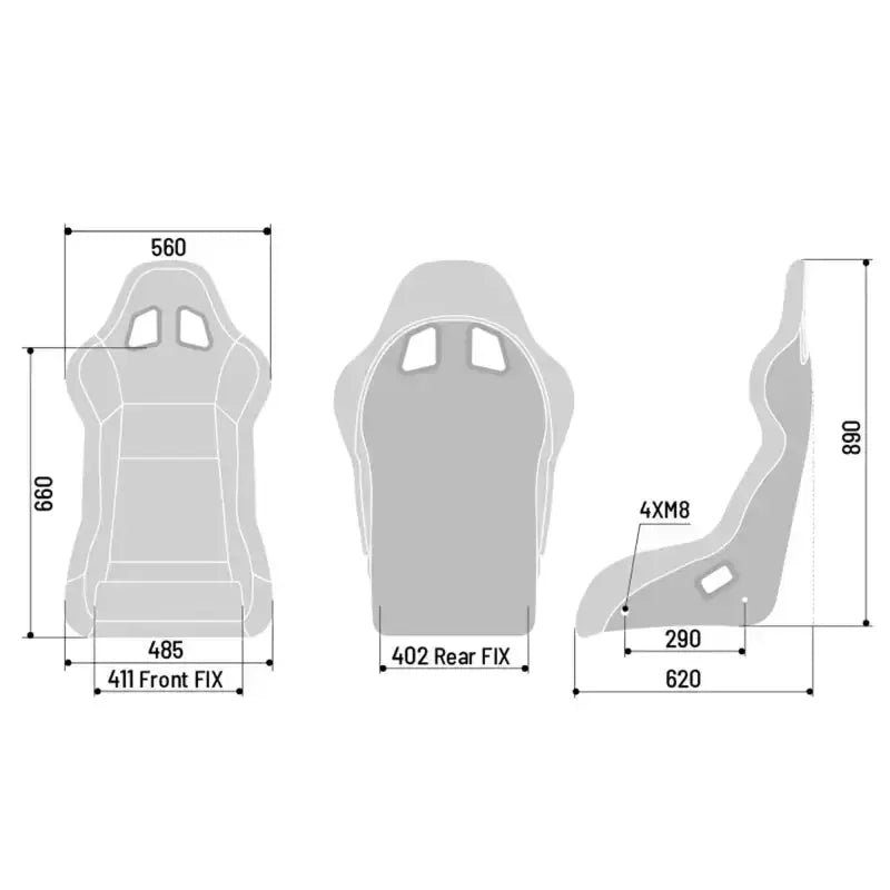 SPARCO EVO QRT FIA SEAT - Black - KartKings