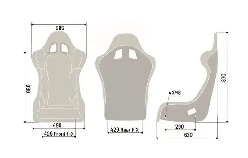 SPARCO EVO QRT SKY FIA SEAT