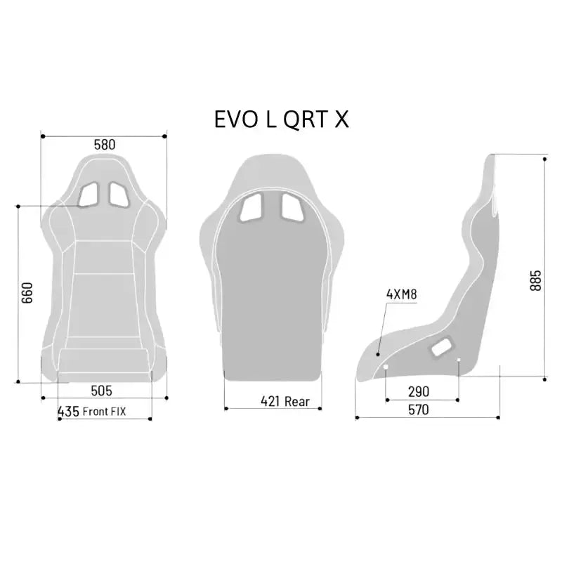 SPARCO EVO QRT X Race Seat - Black