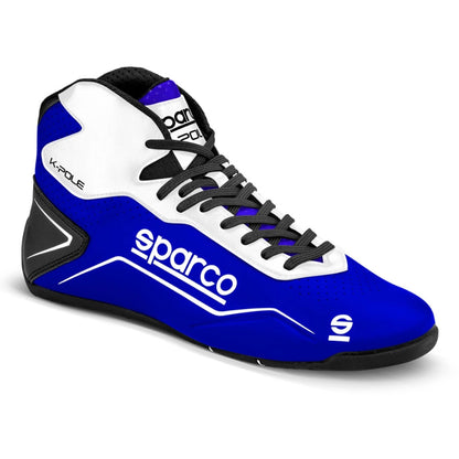 Chaussures de karting Sparco K-pole Bleu/Blanc