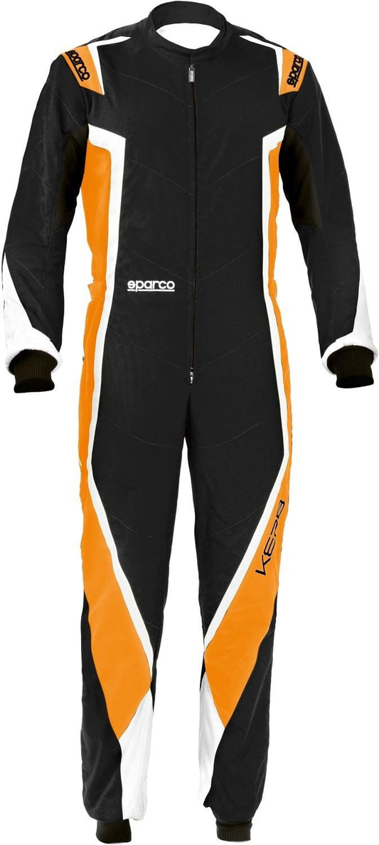 Combinaison de motard Sparco noire/orange