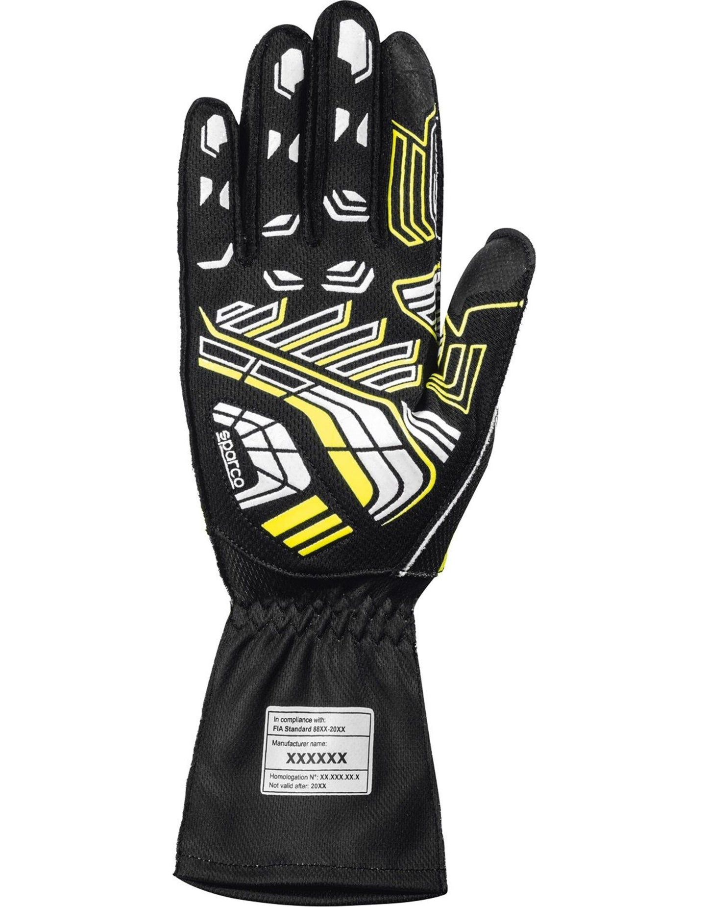 Gants de karting Sparco K-Arrow+ (FIA 8877-2022) Noir / Jaune