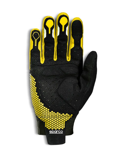Sparco sim racing handschoenen hypergrip zwart fluor geel - KartKings