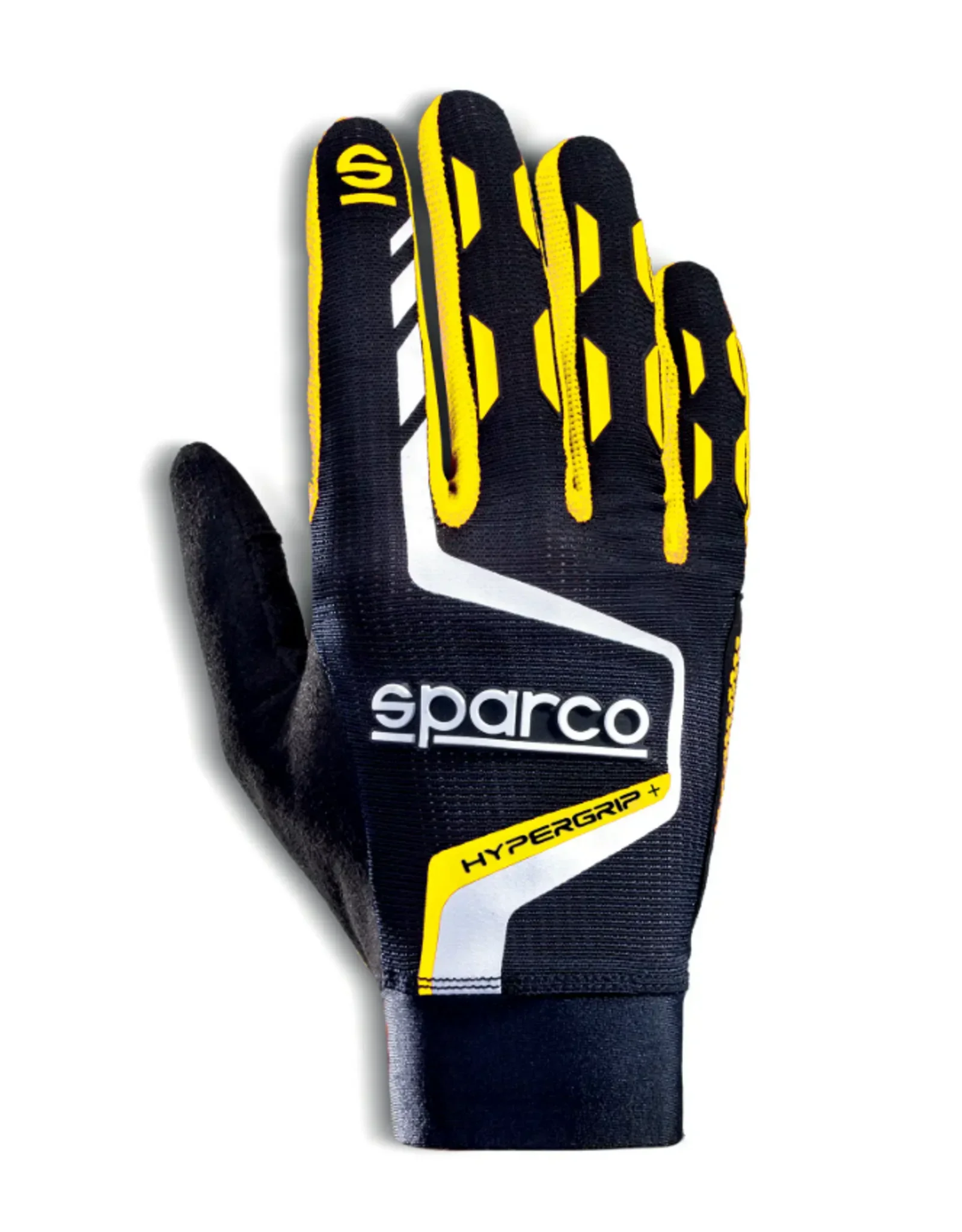 Sparco sim racing handschoenen hypergrip zwart fluor geel - KartKings