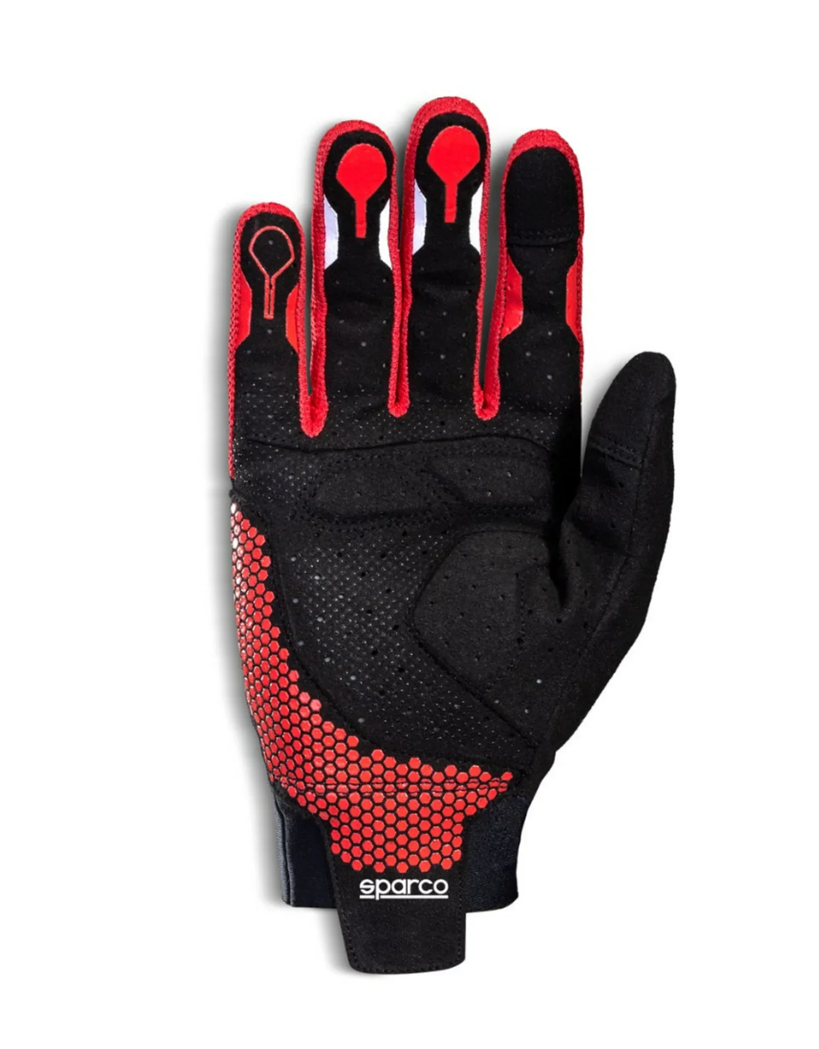 Sparco Hypergrip+ sim racing handschoenen zwart/rood - KartKings