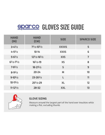 Sparco sim racing handschoenen hypergrip zwart fluor geel - KartKings