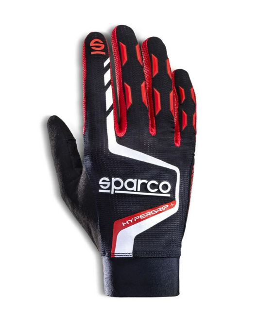 Sparco Hypergrip+ sim racing handschoenen zwart/rood - KartKings