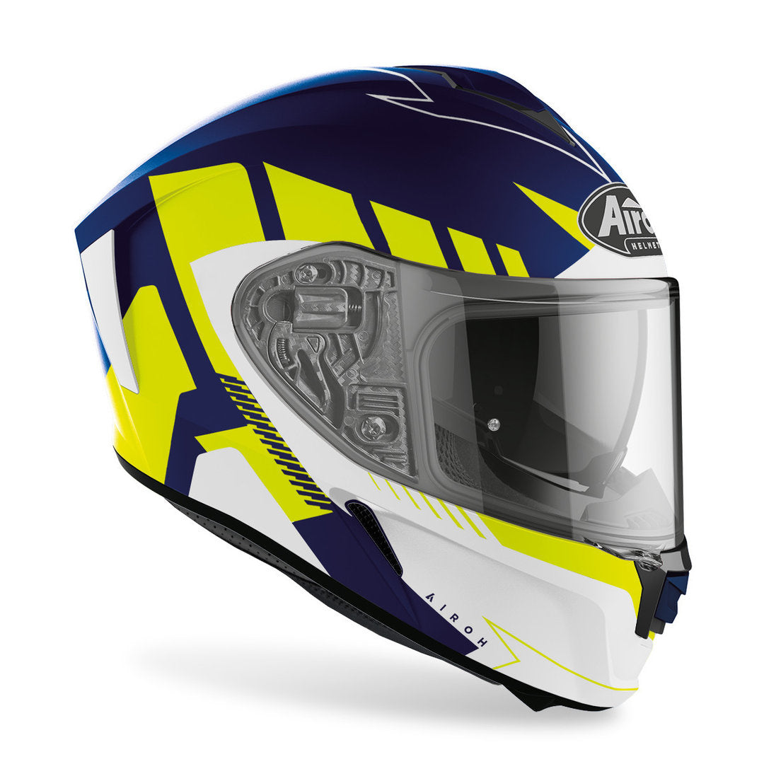 Airoh Spark Blue / Jaune Fluo Mat