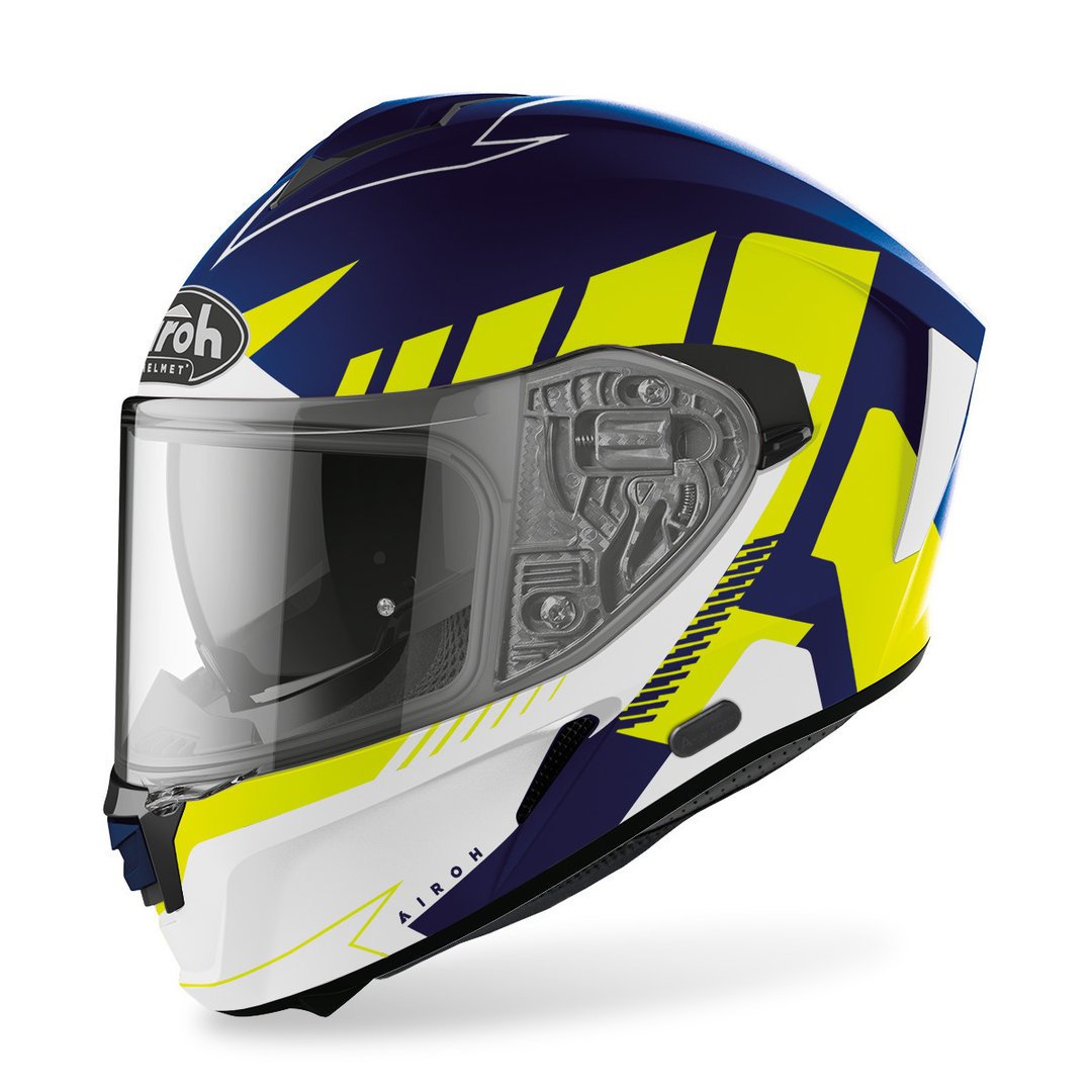 Airoh Spark Blue / Jaune Fluo Mat