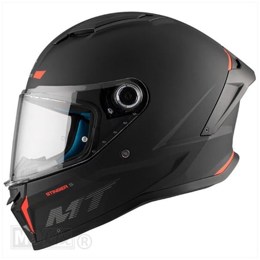 MT Helmets Stinger 2 matt black/fluorescent orange