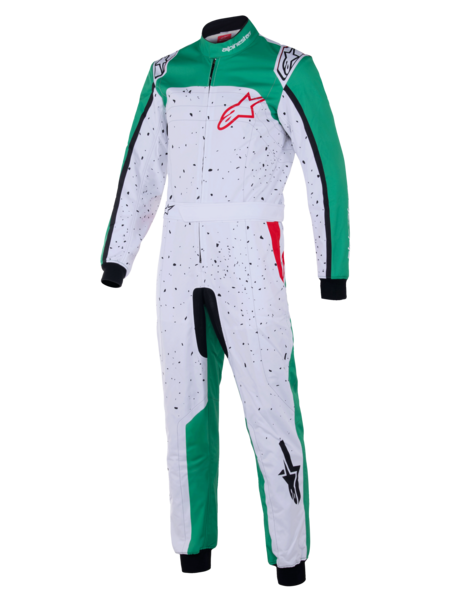 Alpinestars KMX-9 V3 Graphic 6 Blanc / vert / rouge