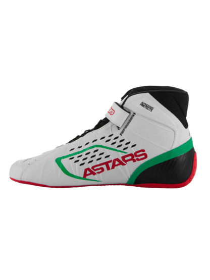 Alpinestars KX V3 Fia gekeurde kart schoenen Wit / groen / rood