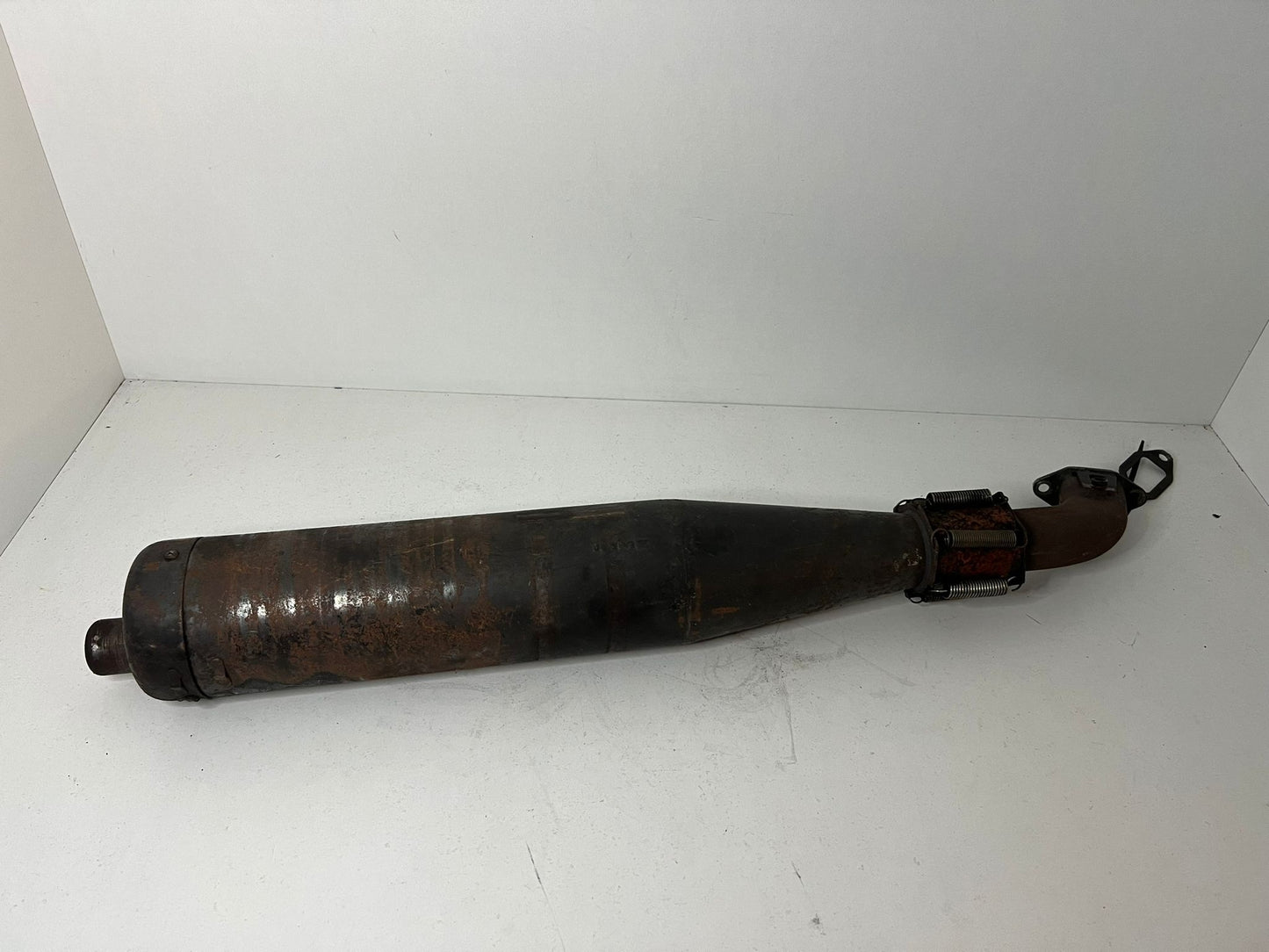 Pot d'échappement senior Iame X30 d'occasion complet avec collecteur (ancien type) 