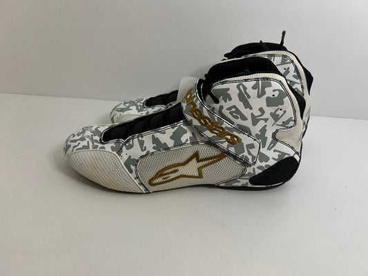 Alpinestars Tech-1 K GP track wit schoenen
